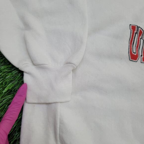 Vintage Rutgers University Sweatshirt Womens XL 22x26 White - Picture 7 of 14